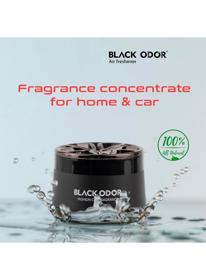 رائحة سوداء معطر جو السيارة بلاك أودور BO-1 فاشون – 50 جرام برائحة B-K ONE برفان يدوم طويلاً - Image 4